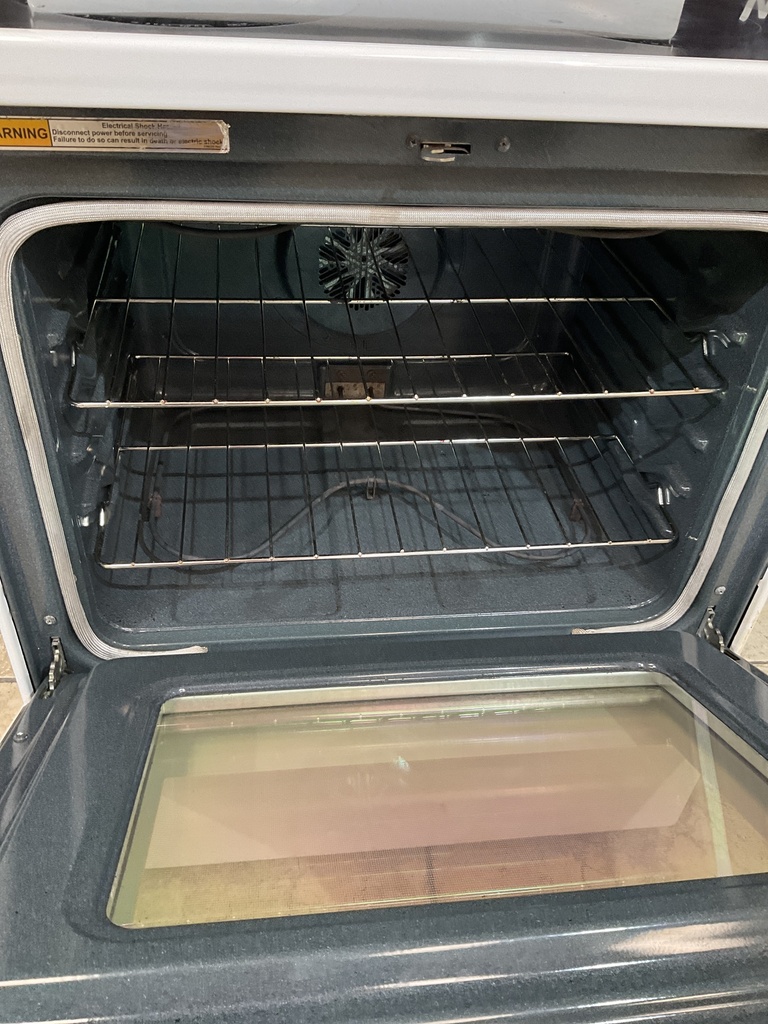 Whirlpool Used Electric Stove 220volts (40/50 AMP) 30inches {no cord} (White)