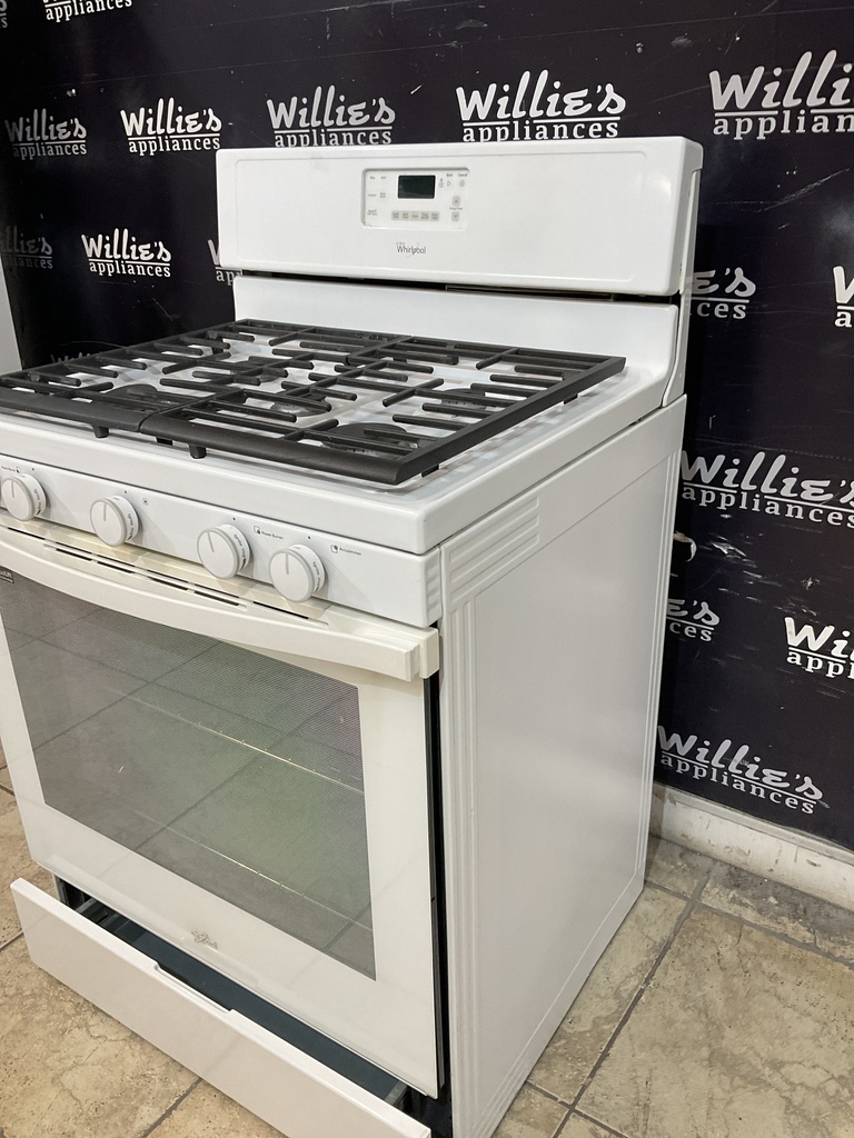 Whirlpool Used Natural Gas Stove 30inches (White) 