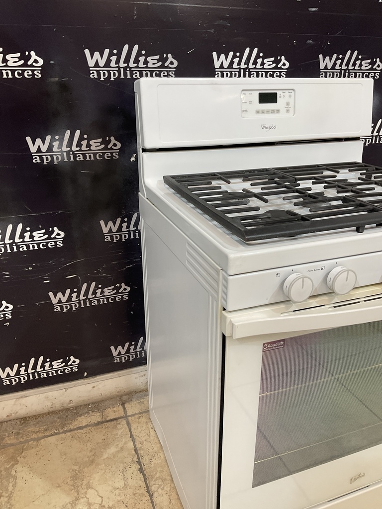 Whirlpool Used Natural Gas Stove 30inches (White) 