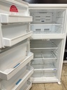 Frigidaire Used Refrigerator Top and Bottom 30x66 (White) 
