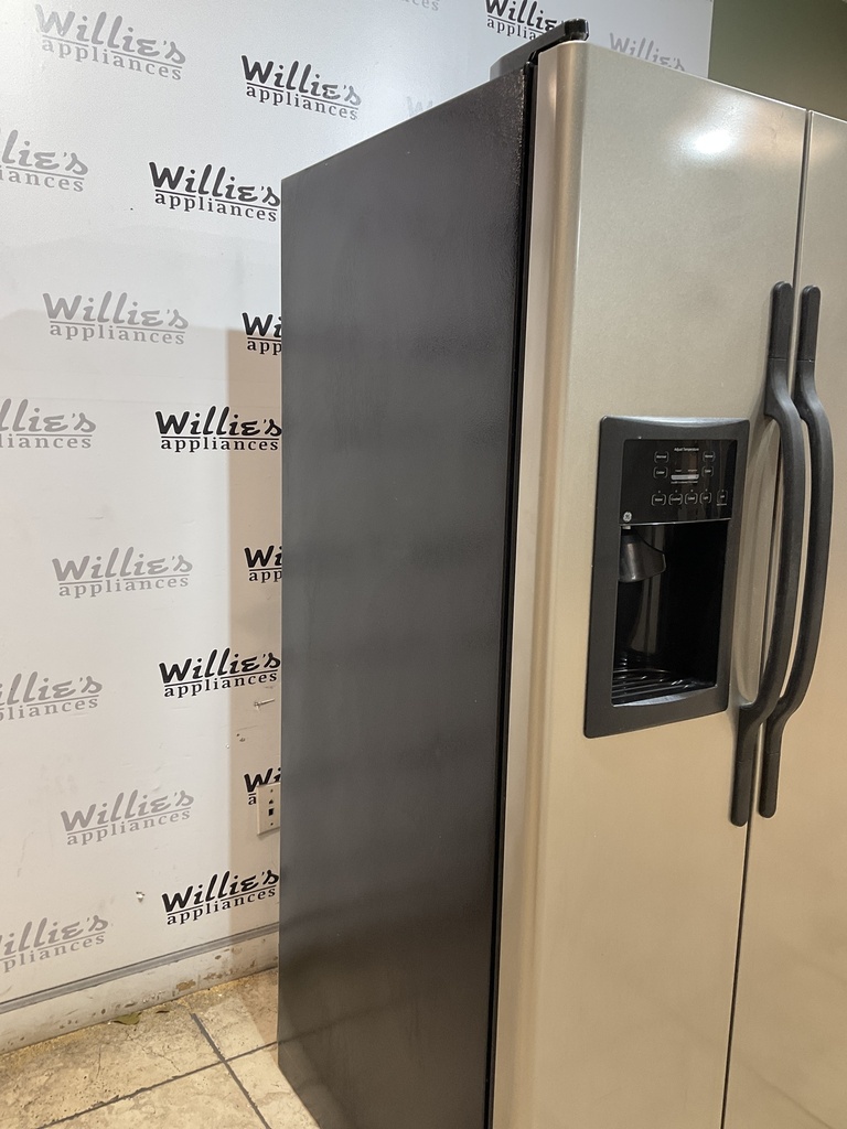 Ge Used Refrigerator Side by Side 36x69 1/2” (Stainless Steel) 