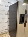 Ge Used Refrigerator Side by Side 36x69 1/2” (Stainless Steel) 
