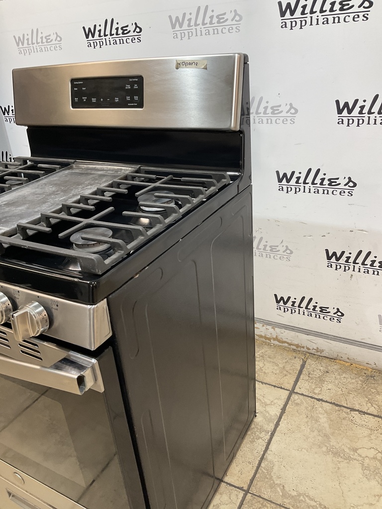 Ge Used Gas Propane Stove 30inches (Stainless Steel) 