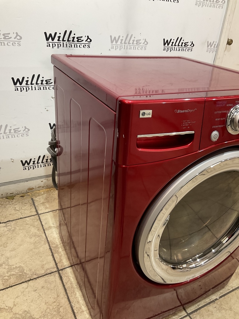 Lg Used Electric Dryer 220volts (30 AMP) 27inches {3 prong} (Red) 