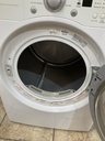 Lg Used Electric Dryer 220volts (30 AMP) 27inches {no cord} (White) 