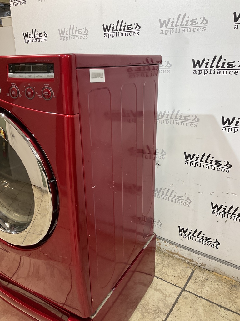 Lg Used Natural Gas Dryer 27inches (Red)