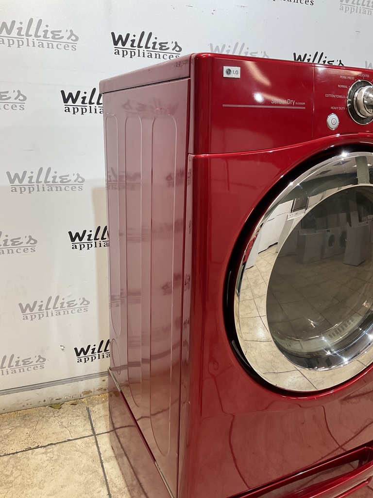 Lg Used Natural Gas Dryer 27inches (Red)