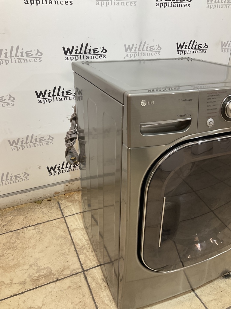 Lg Used Electric Dryer 220volts (30 AMP) 27inches {3 prong} (Grey) 