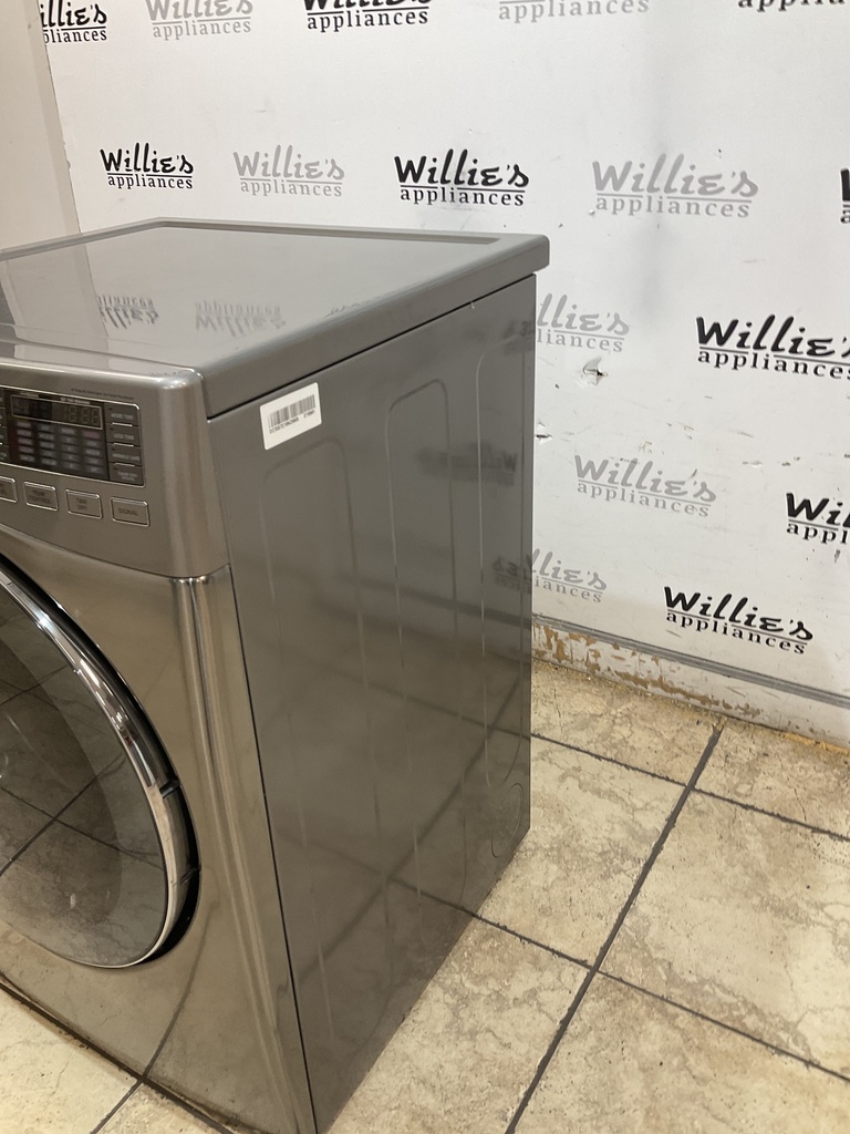 Lg Used Electric Dryer 220volts (30 AMP) 27inches {no cord} (Grey) 