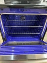 Lg Used Electric Stove 220 volts (40/50 AMP) 30inches {3 prong} (Stainless Steel)