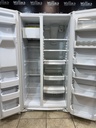 Ge Used Refrigerator Side by side 36x69 1/2” (White)