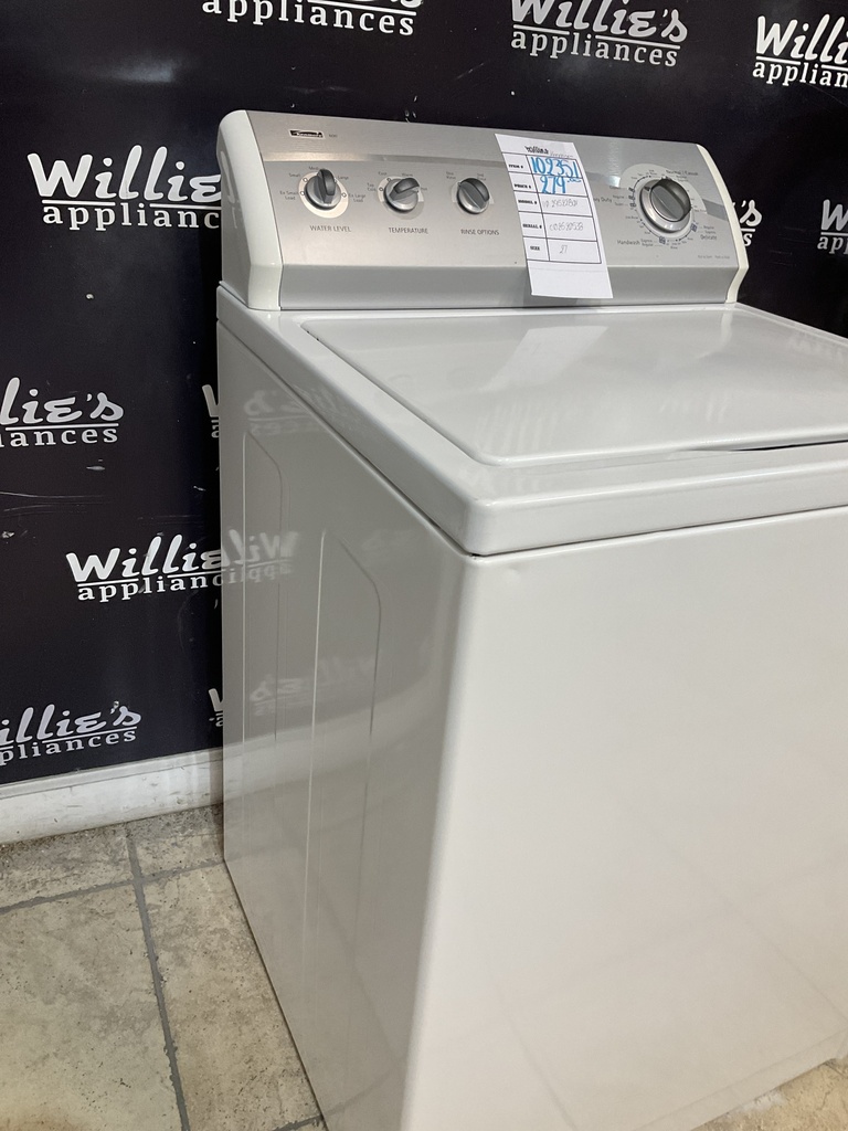 Kenmore Used Washer Top-load 27inches (White) 