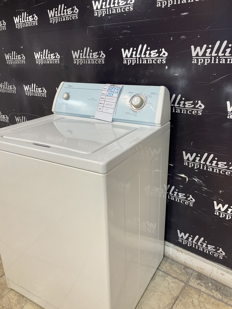 Whirlpool Used Washer top-load 27inches (White) 