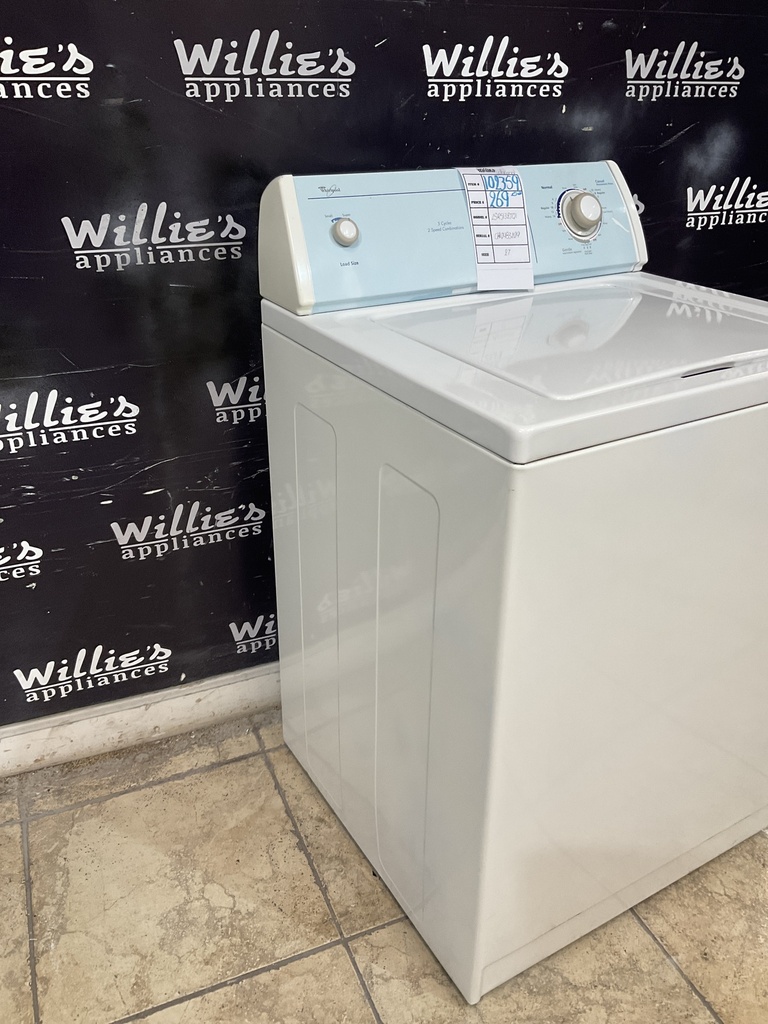 Whirlpool Used Washer top-load 27inches (White) 