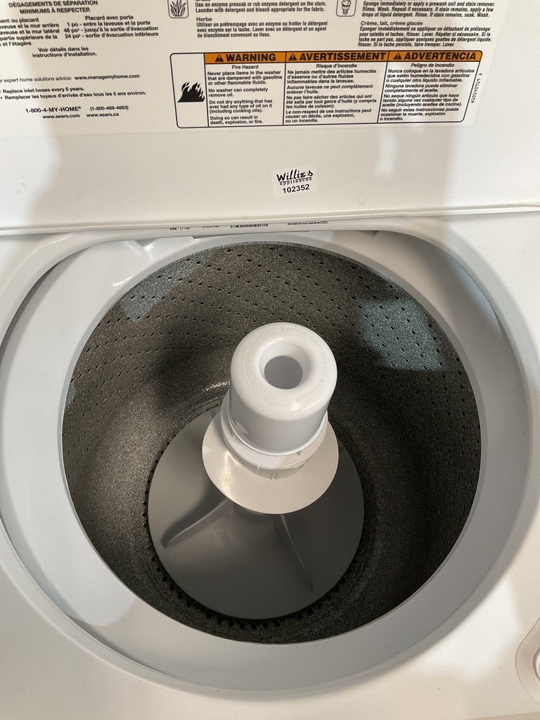 Kenmore Used Washer Top-load 27inches (White) 