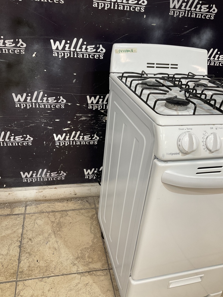 Hotpoint Used Gas Propane Stove. 20inches (White) 