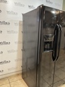 Frigidaire Used Refrigerator Side by Side 36x69 1/2” (Black) 