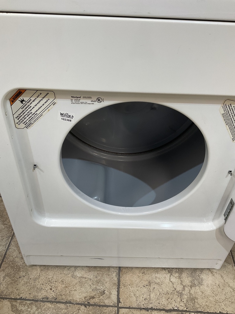 Whirlpool Used Electric Dryer 220volts (30 AMP) 29inches {3 prong} (White) 