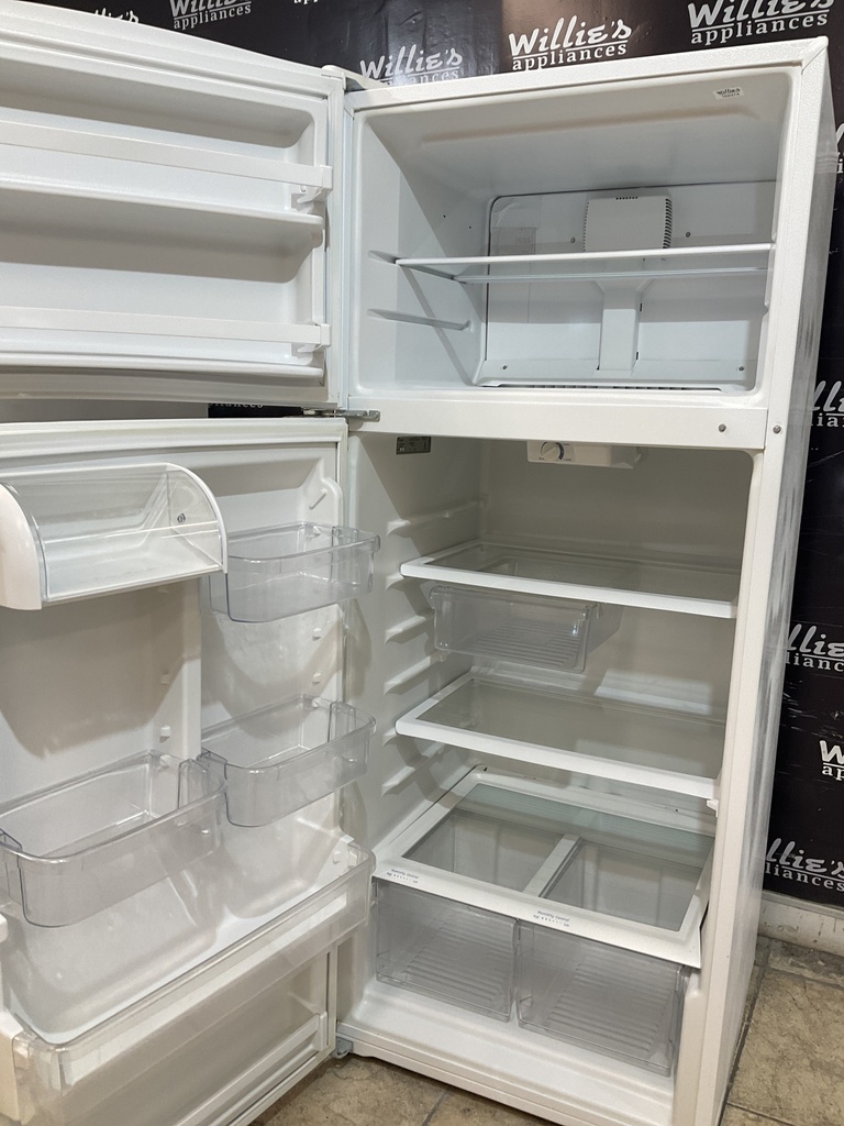 Whirlpool Used Refrigerator Top and Bottom 28 1/2” x 66 1/2” (White)