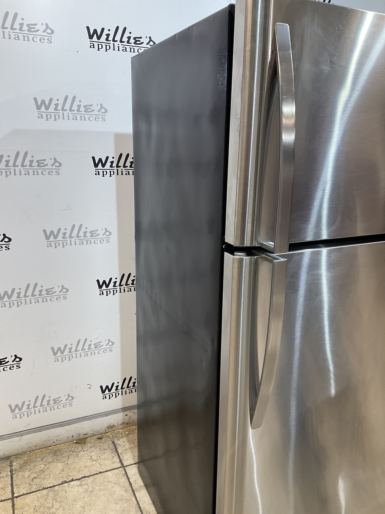 Kenmore Used Refrigerator Top and Bottom 30x65 1/2” (Stainless Steel) 