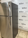 Ge Used Refrigerator Top and Bottom 28x64 (Stainless Steel) 
