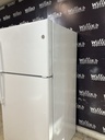Ge Used Refrigerator Top and Bottom 33x65 1/2” (White) 
