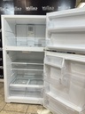 Ge Used Refrigerator Top and Bottom 33x65 1/2” (White) 