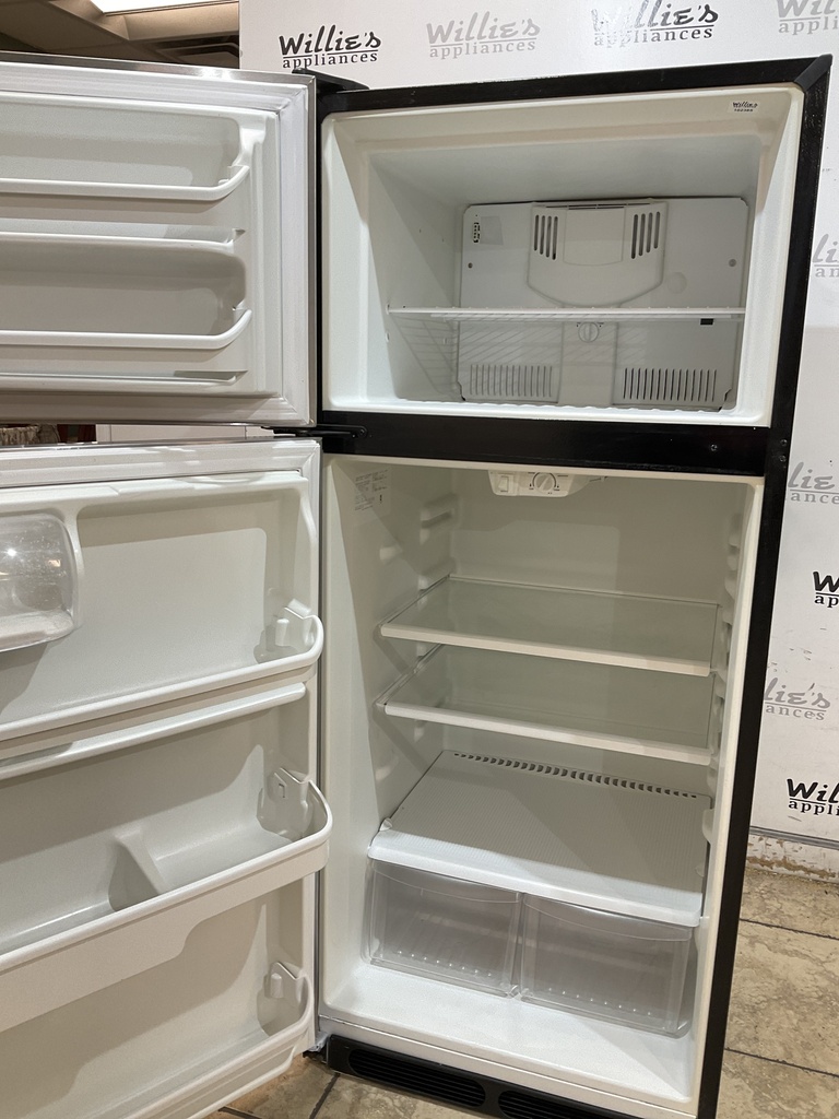 Frigidaire Used Refrigerator Top and Bottom 28 1/2” x 65” (Stainless Steel) 