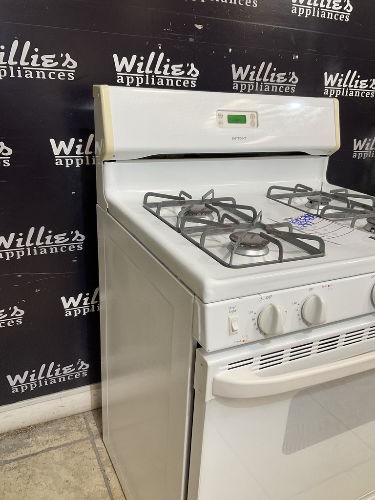 Hotpoint Used Natural Gas Stove 30inches (White)