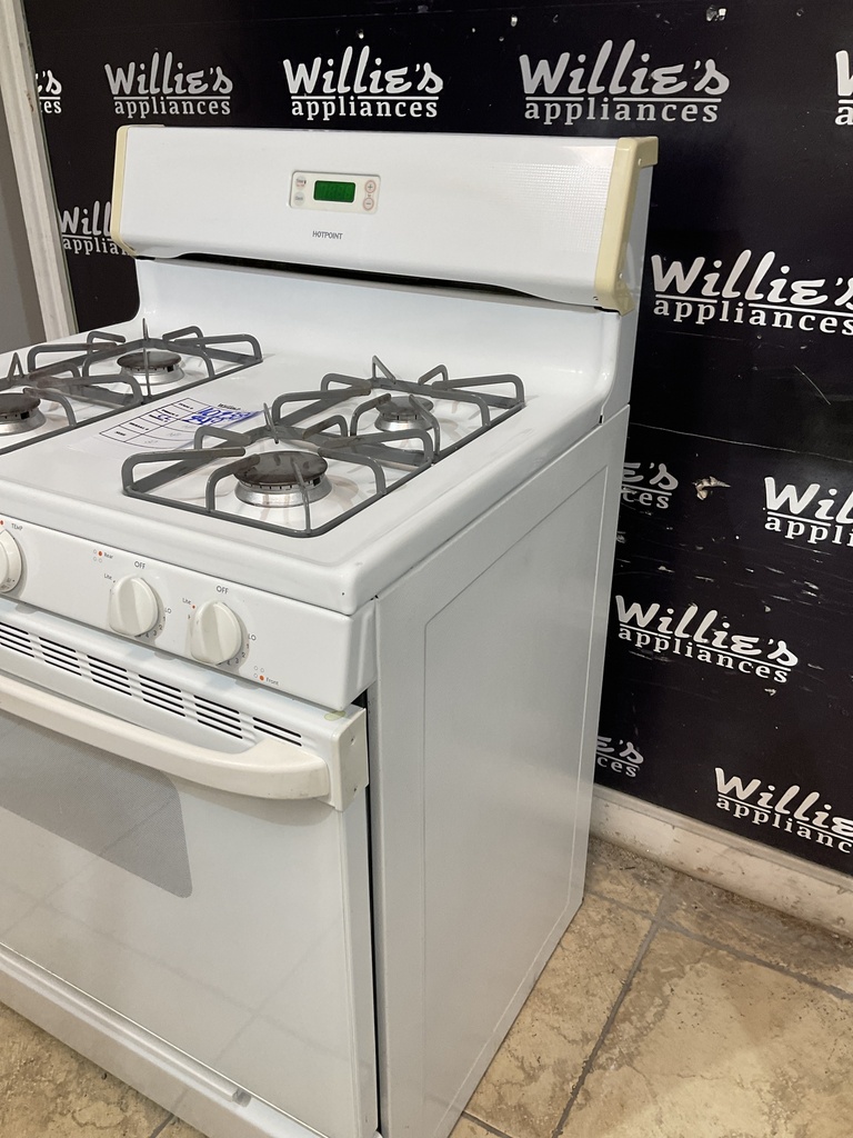 Hotpoint Used Natural Gas Stove 30inches (White)