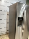 Whirlpool Used Refrigerator Side by Side 36x69 1/2” (Stainless Steel) 