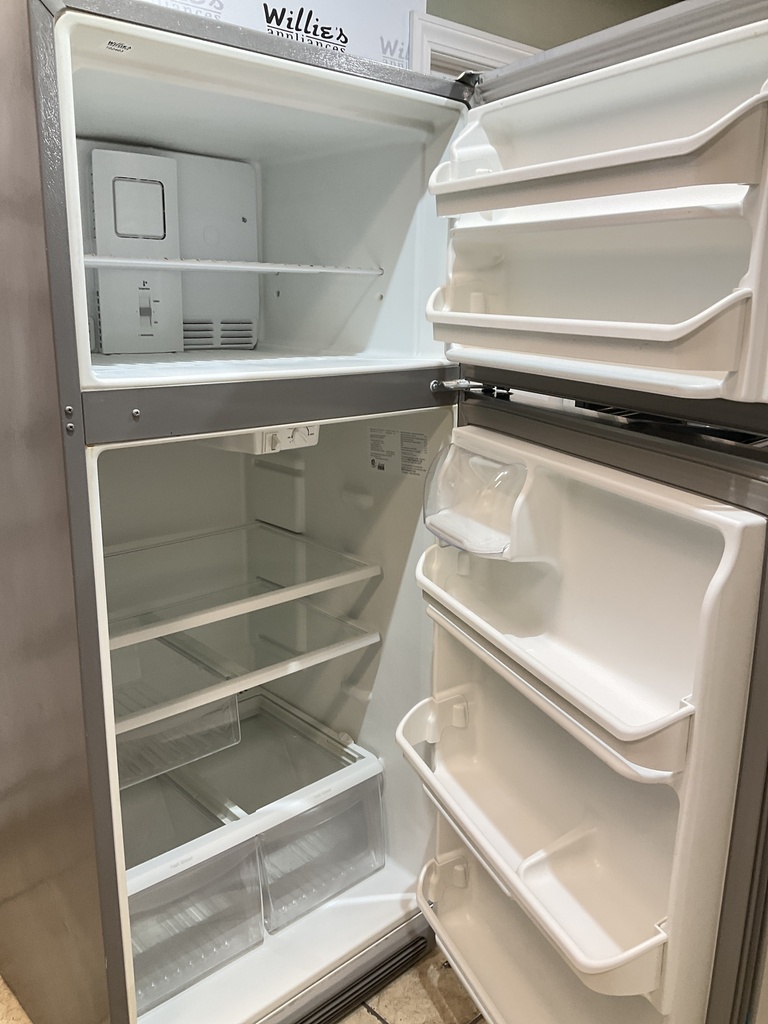 Frigidaire Used Refrigerator Top and Bottom 30x65 1/2” (Stainless Steel) 