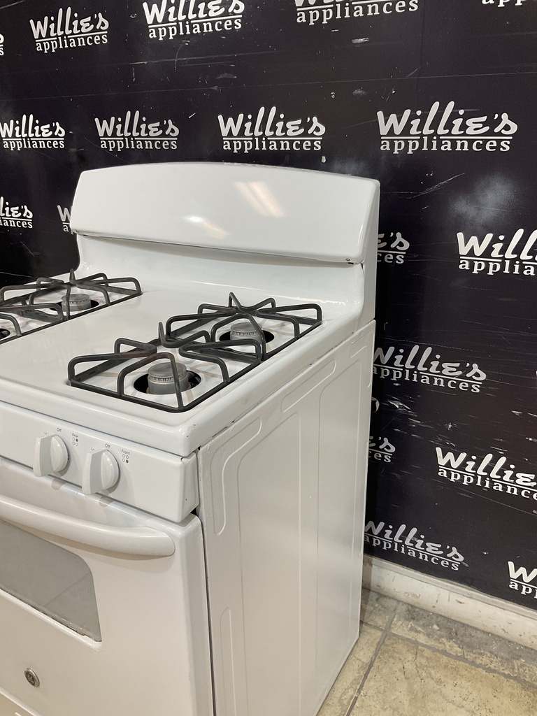 Ge Used Natural Gas Stove 30inches (White) 