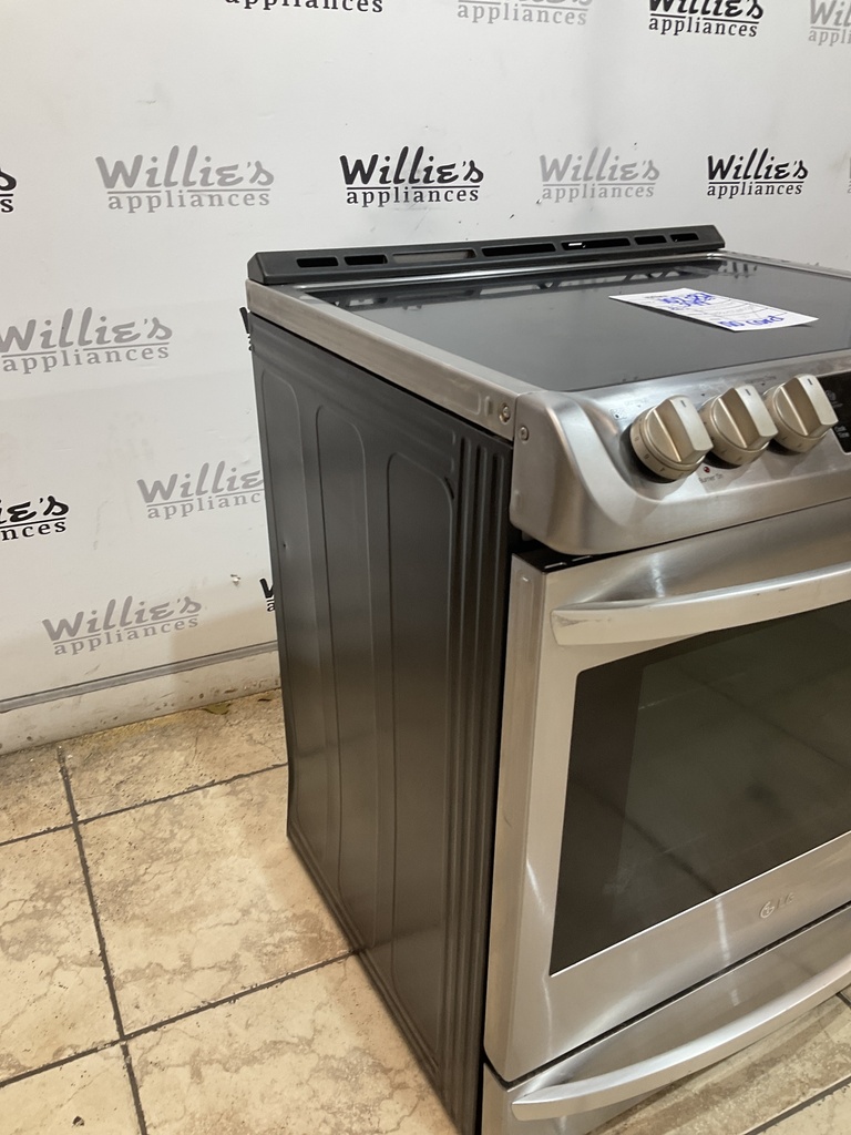 Samsung Used Electric Stove 220volts (40/50 AMP) 30inches {no cord} (Stainless steel) 