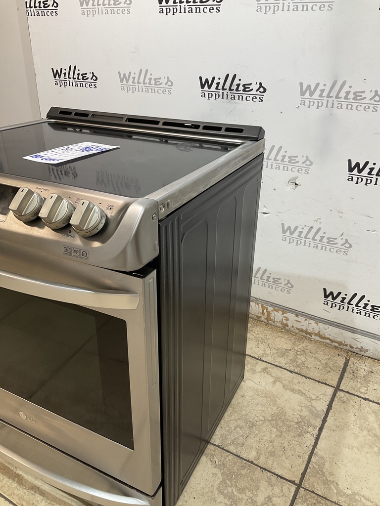 Samsung Used Electric Stove 220volts (40/50 AMP) 30inches {no cord} (Stainless steel) 