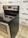 Whirlpool Used Electric Stove 220volts (40/50 AMP) 30inches {no cord} (Stainless Steel) 