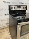 Whirlpool Used Electric Stove 220volts (40/50 AMP) 30inches {no cord} (Stainless Steel) 