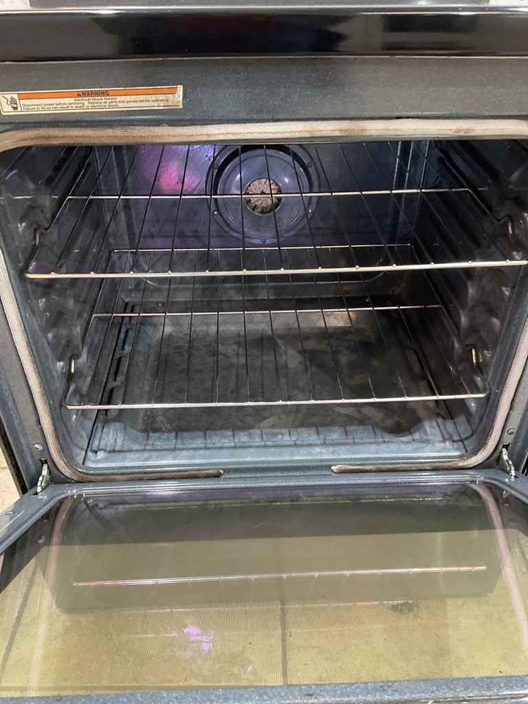 Whirlpool Used Electric Stove 220volts (40/50 AMP) 30inches {no cord} (Stainless Steel) 