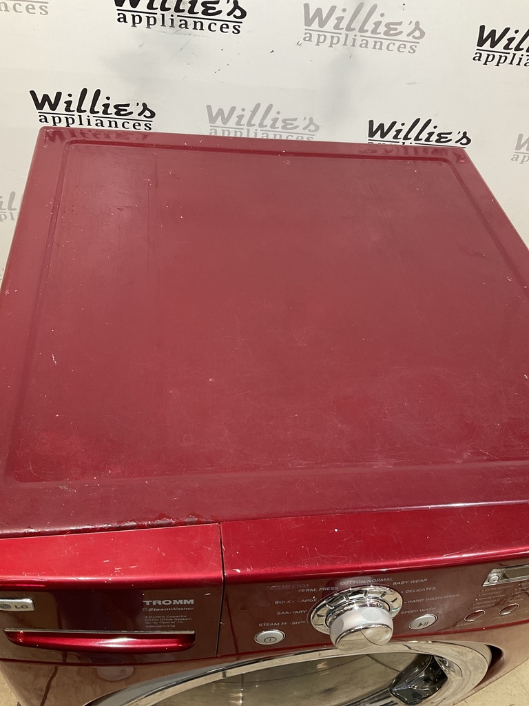 Lg Used Washer Front-load 27inches (Red) 