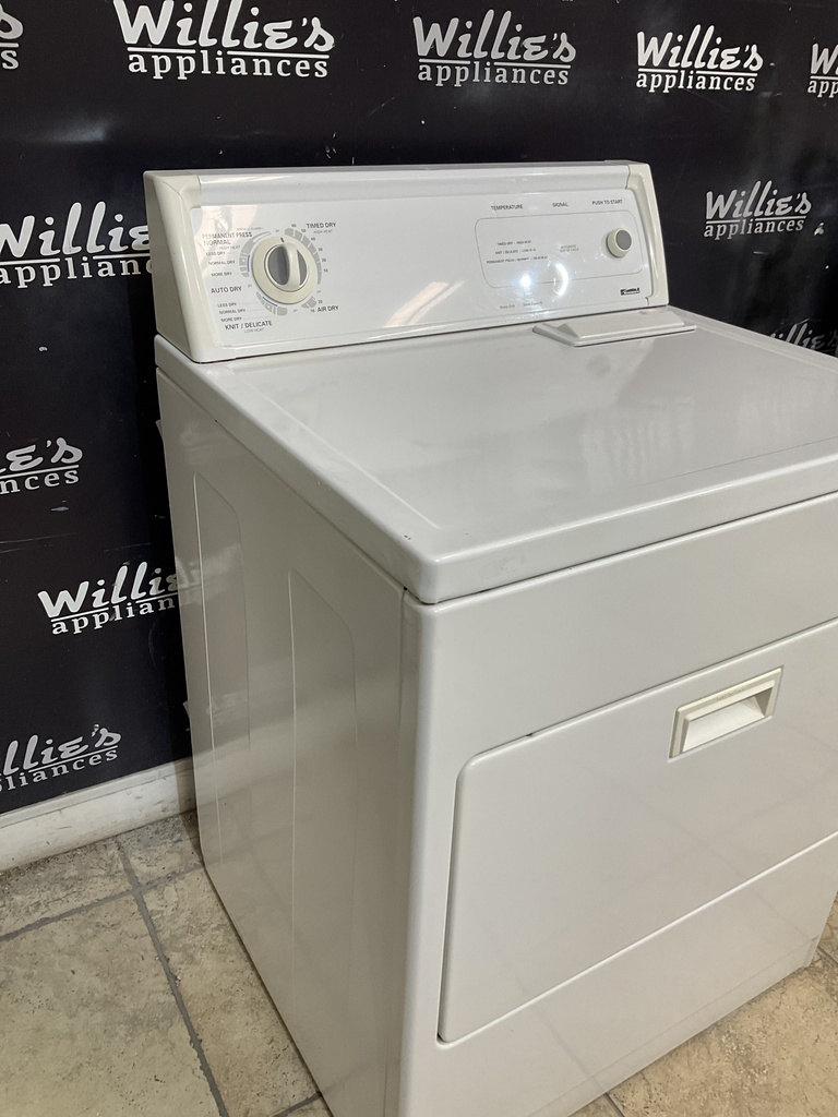 Kenmore Used Electric Dryer 220volts (30 AMP) 29inches {3 prong} (White) 