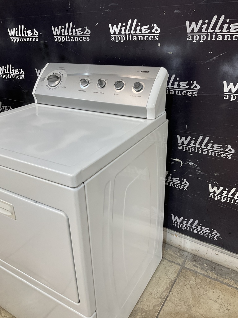 Kenmore Used Electric Dryer 220volts (30 AMP) 27inches {no cord} (White) 