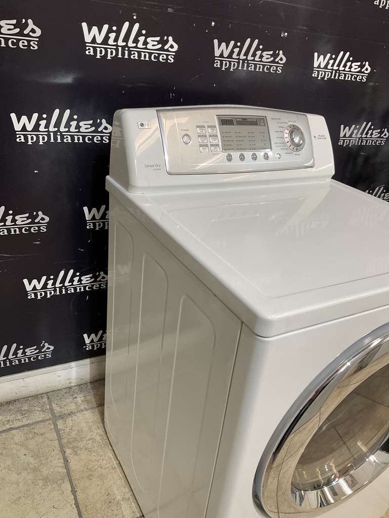 Lg Used Electric Dryer 220volts (30 AMP) 27inches {3 prong} (White) 