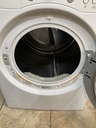 Lg Used Electric Dryer 220volts (30 AMP) 27inches {4 prong} (White) 