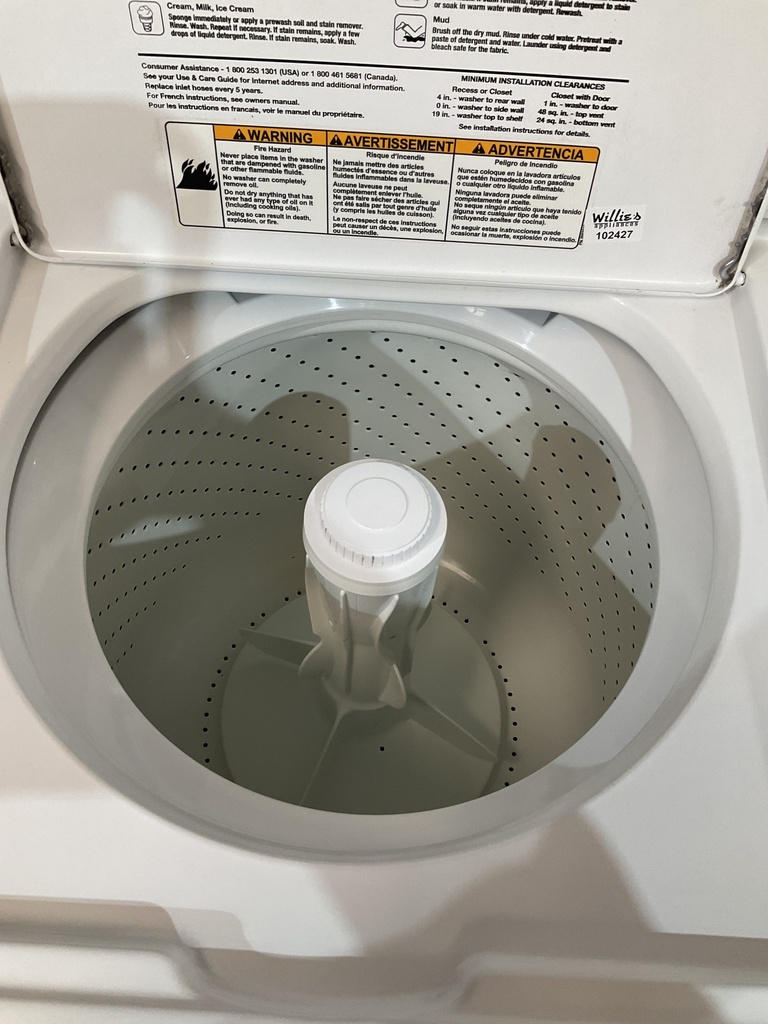 Whirlpool Used Washer Top-load 27inches (White) 