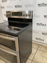 Ge Used Electric Stove Double Oven 220volts (40/50 AMP) 30inches {3 prong} (Stainless Steel) 