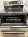 Ge Used Electric Stove Double Oven 220volts (40/50 AMP) 30inches {3 prong} (Stainless Steel) 