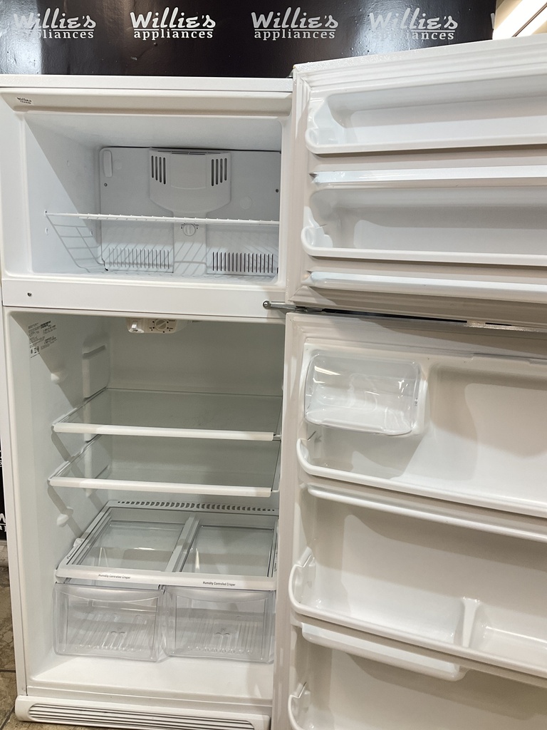 Kenmore Used Refrigerator Top and Bottom 30x66 (White) 