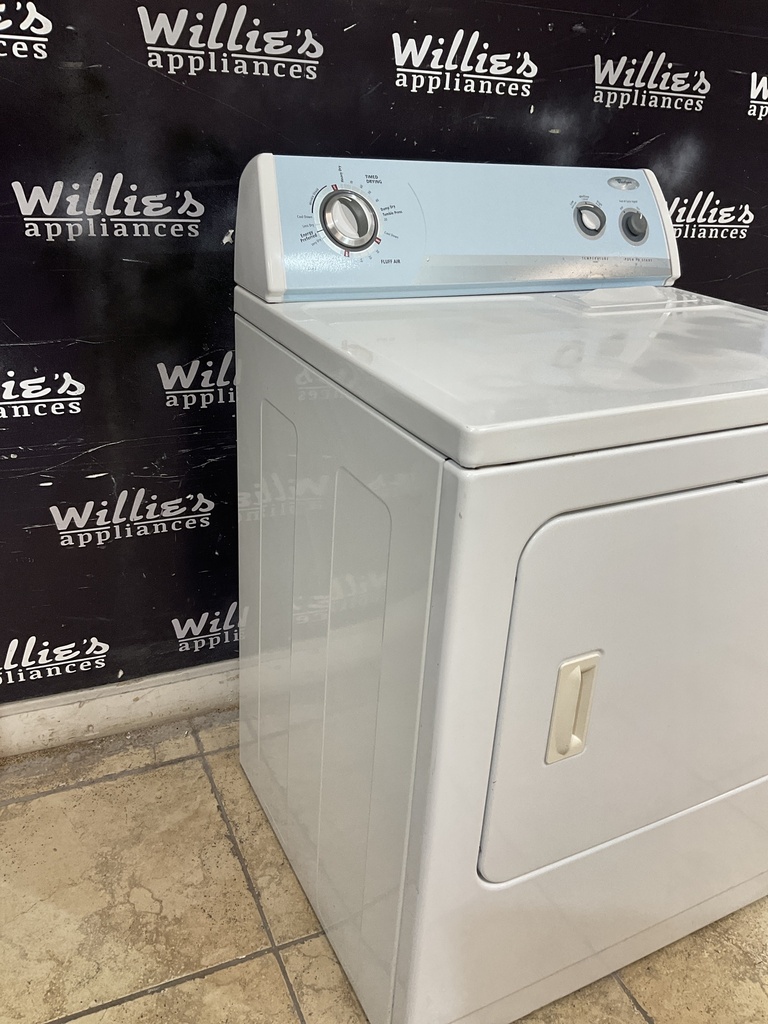 Whirlpool Used Electric Dryer 220volts (30 AMP) 29inches {3 prong} (White) 
