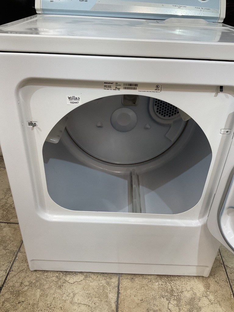 Whirlpool Used Electric Dryer 220volts (30 AMP) 29inches {3 prong} (White) 