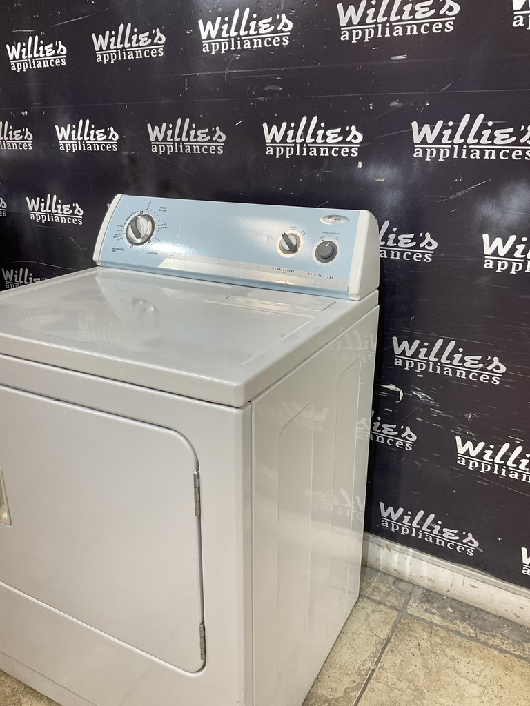 Whirlpool Used Electric Dryer 220volts (30 AMP) 29inches {3 prong} (White) 